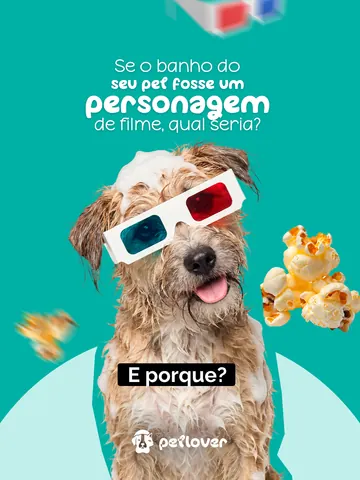 Arte de engajamento com pergunta divertida sobre banho